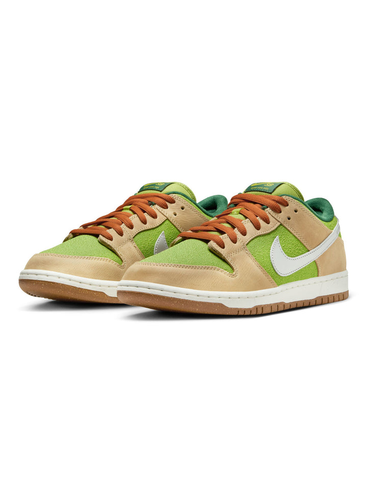 Nike SB Dunk Low Pro - Sesame / Metallic Silver / Pear (Escargot)