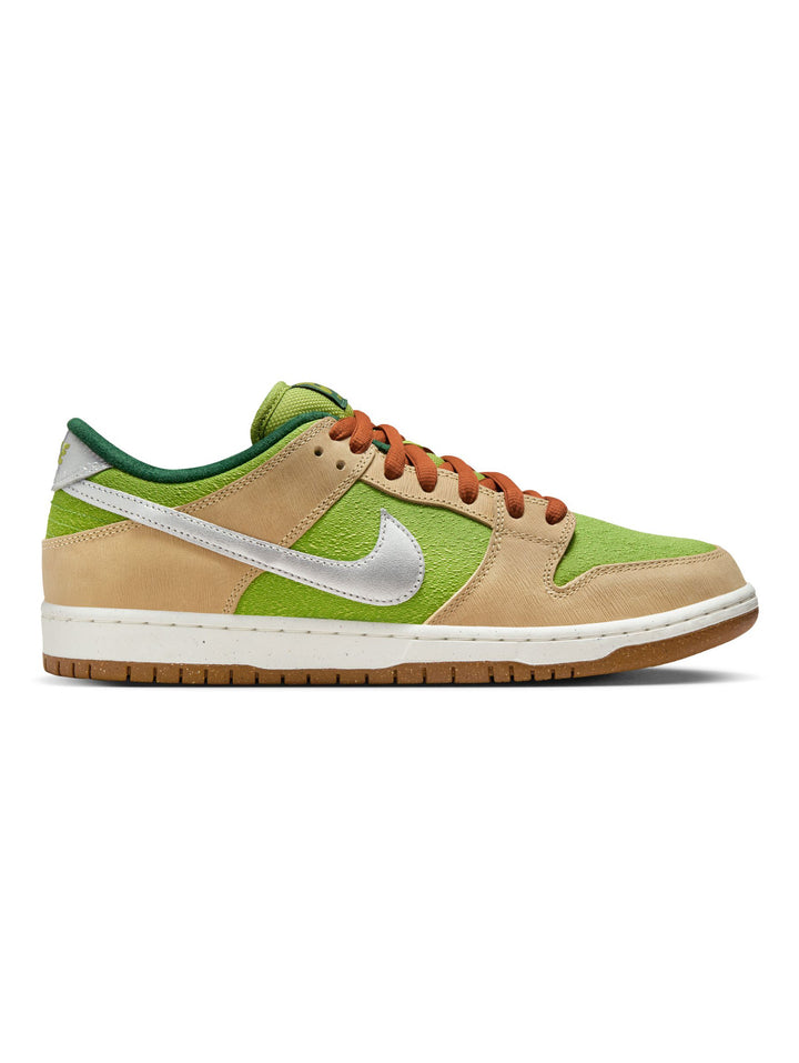 Nike SB Dunk Low Pro - Sesame / Metallic Silver / Pear (Escargot)