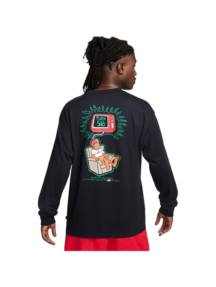 Nike SB M90 Brainwash L/S Tee - Black