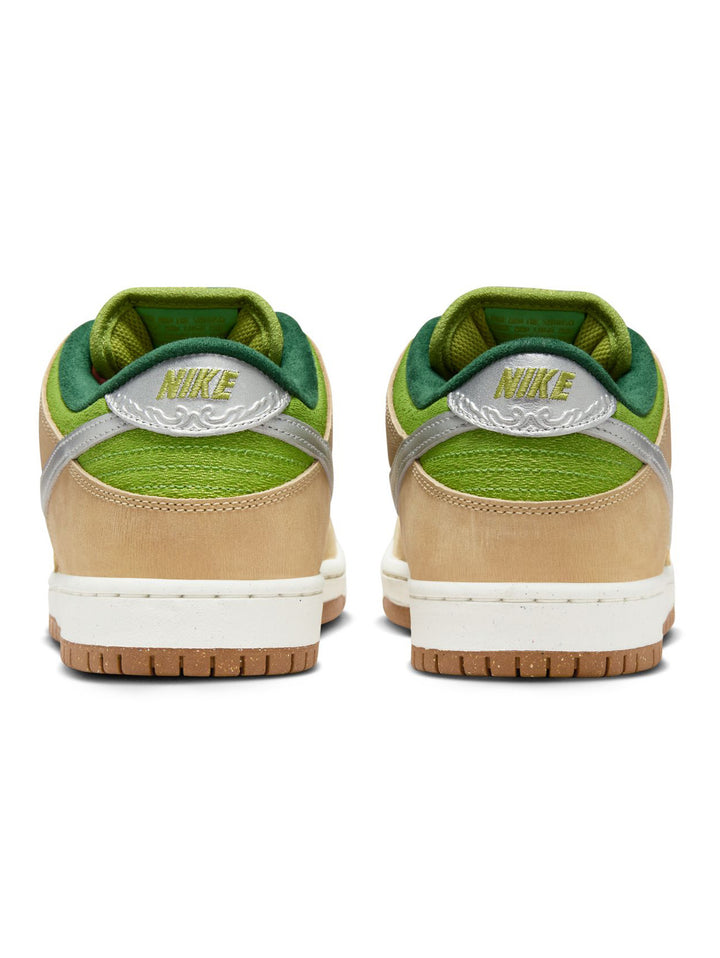 Nike SB Dunk Low Pro - Sesame / Metallic Silver / Pear (Escargot)