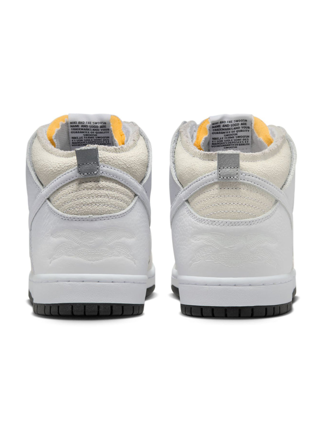 Nike SB Dunk High x Anti Hero - White / White / Black