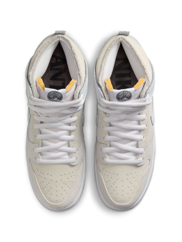 Nike SB Dunk High x Anti Hero - White / White / Black