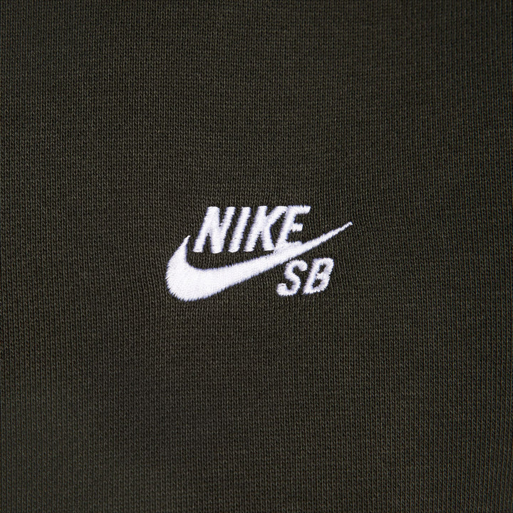 Nike SB Essential Logo PO Hoodie - Sequoia / White