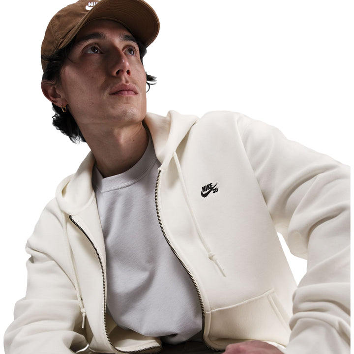 Nike SB Essential Zip Hood - White / Black