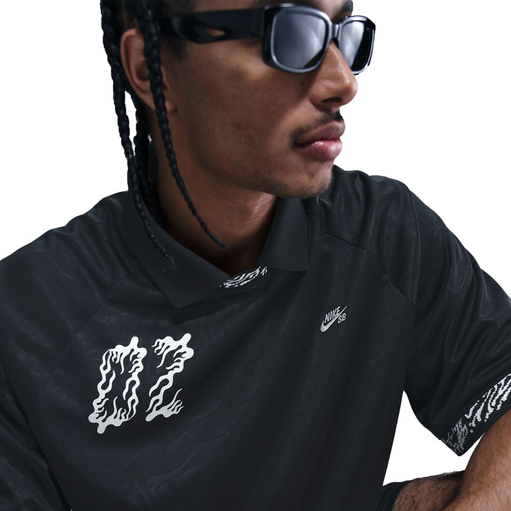 Nike SB Dri-FIT Jacquard Skate Jersey - Black
