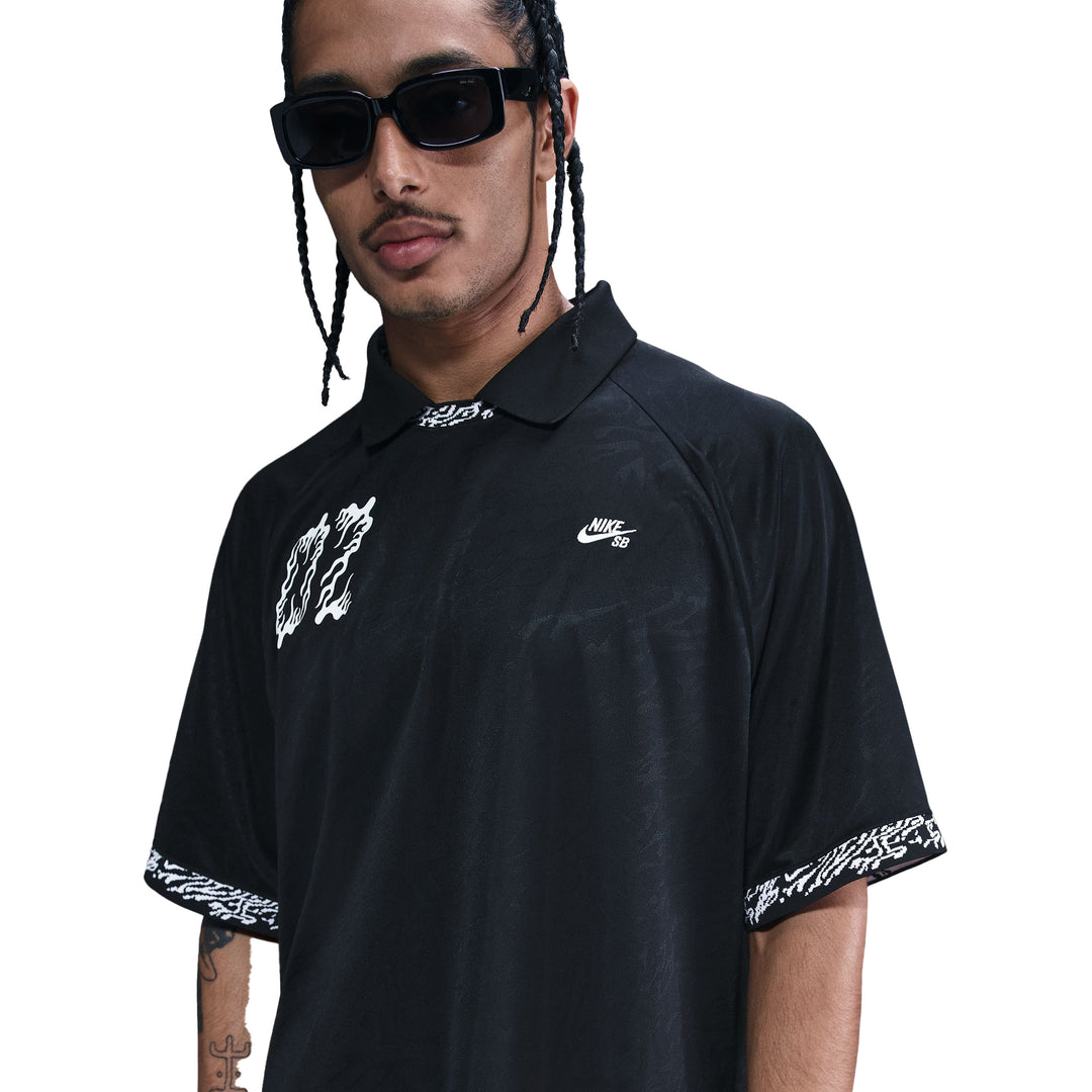 Nike SB Dri-FIT Jacquard Skate Jersey - Black