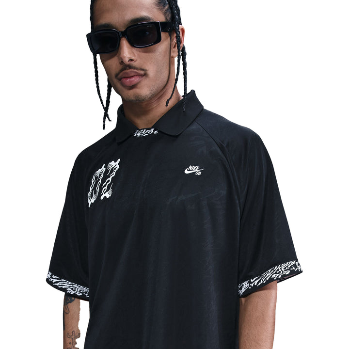 Nike SB Dri-FIT Jacquard Skate Jersey - Black