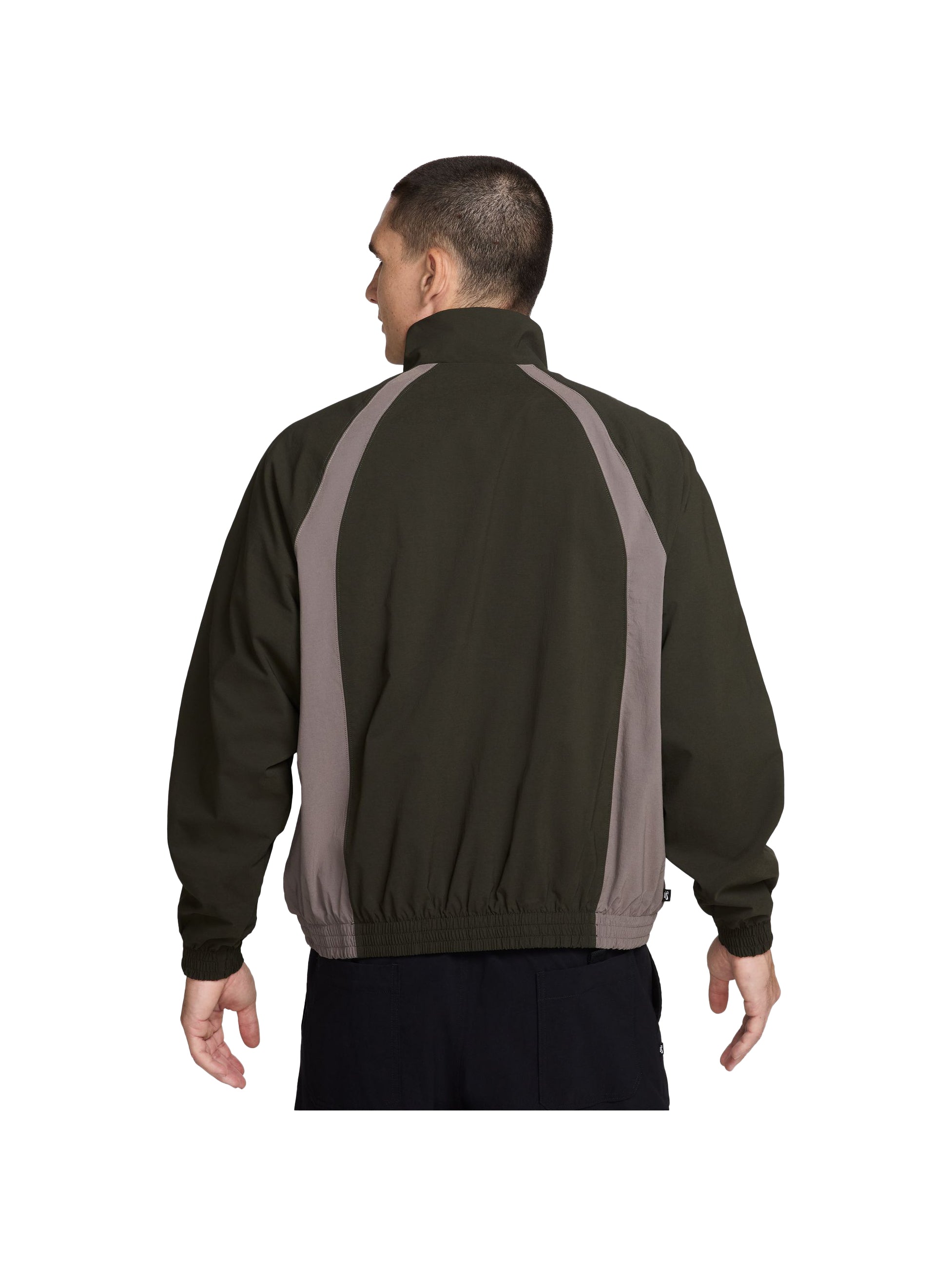 Nike SB Full-Zip Woven Skate Jacket - Sequoia / Cave Stone