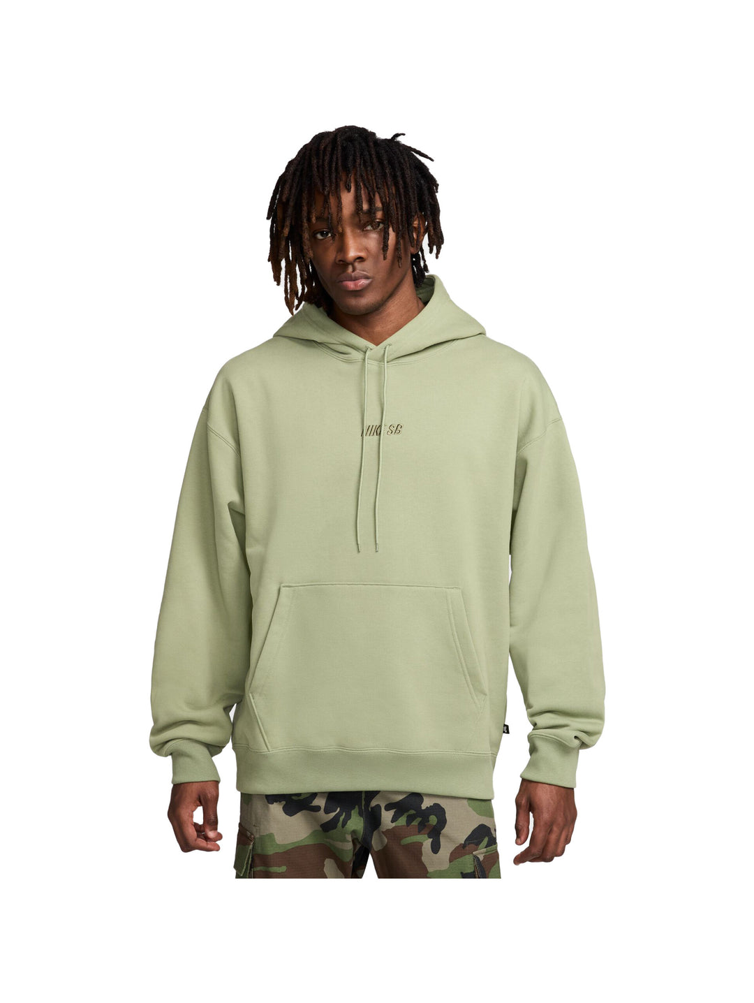 Nike SB Fleece Pullover Hoodie - Oil Green