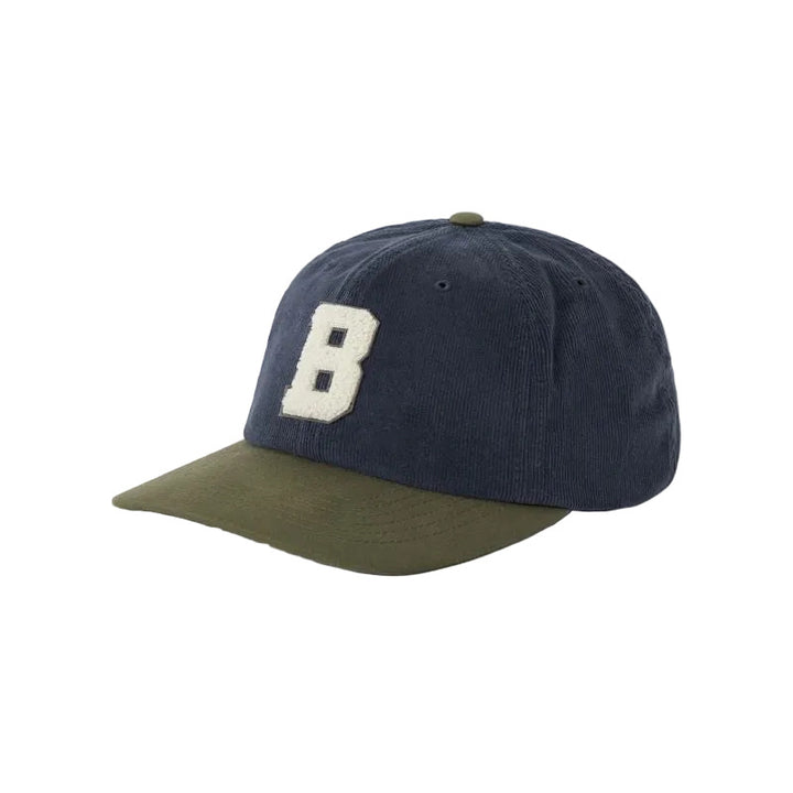 Brixton Big B Adjustable Hat - Washed Navy / Dark Olive