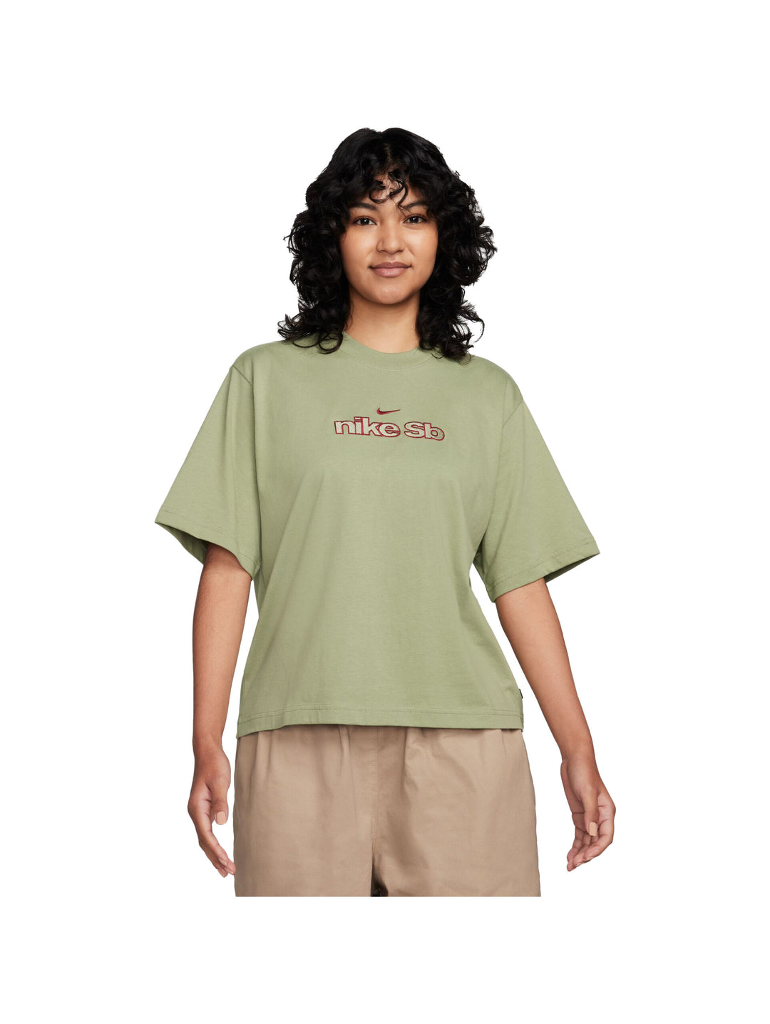 Nike SB Boxy Logo Tee - Oil Green