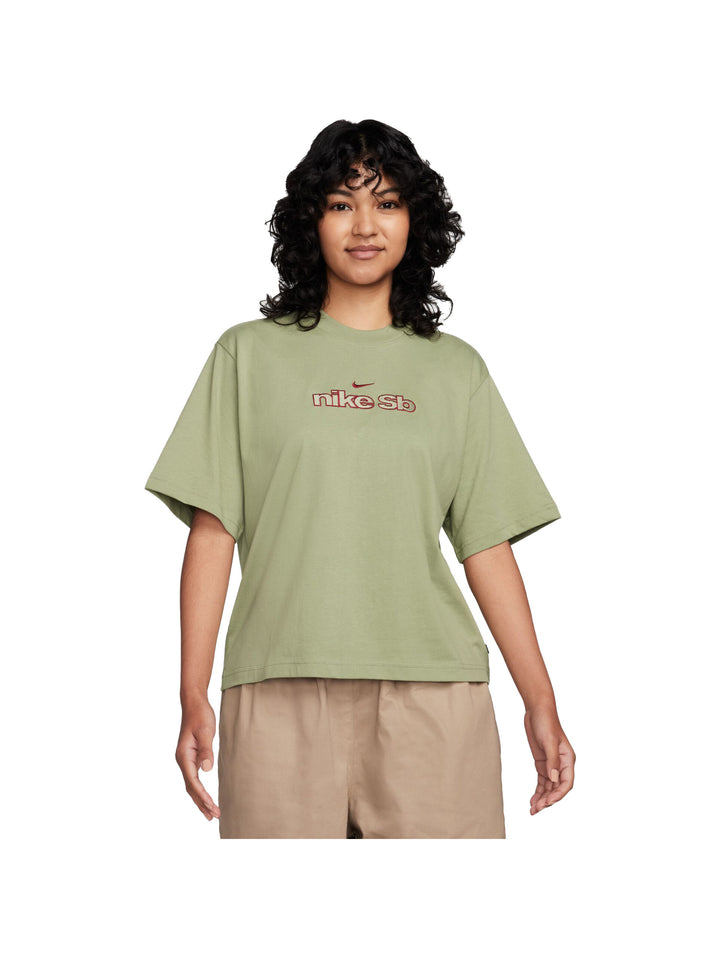 Nike SB Boxy Logo Tee - Oil Green