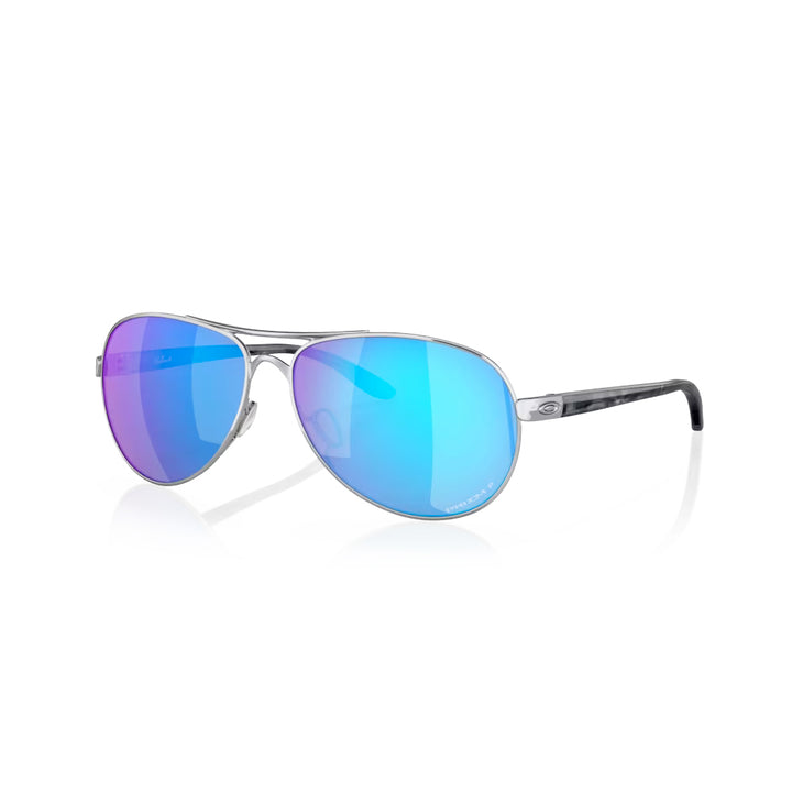 Oakley Feedback - Polished Chrome w/prizm Sapphire