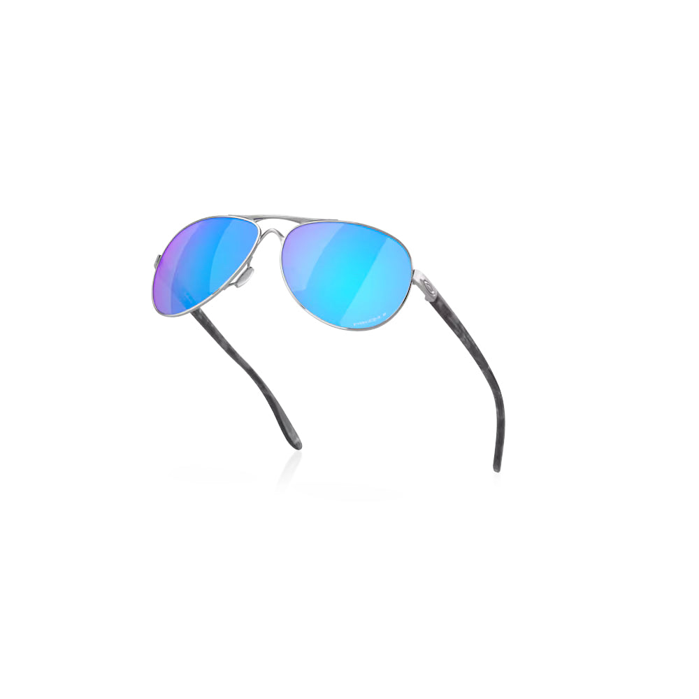 Oakley Feedback - Polished Chrome w/prizm Sapphire