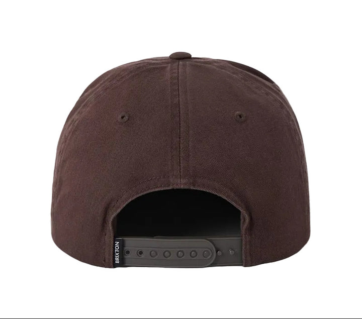 Brixton Trademark Snapback - Walnut Brown