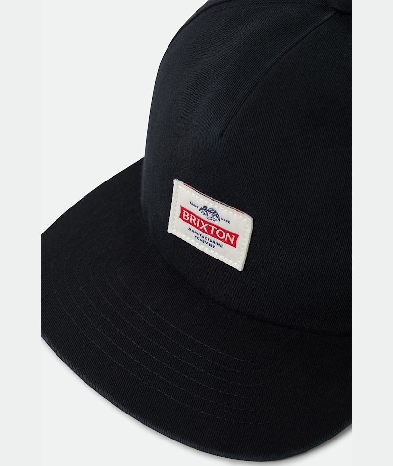 Brixton Trademark Snapback - Black