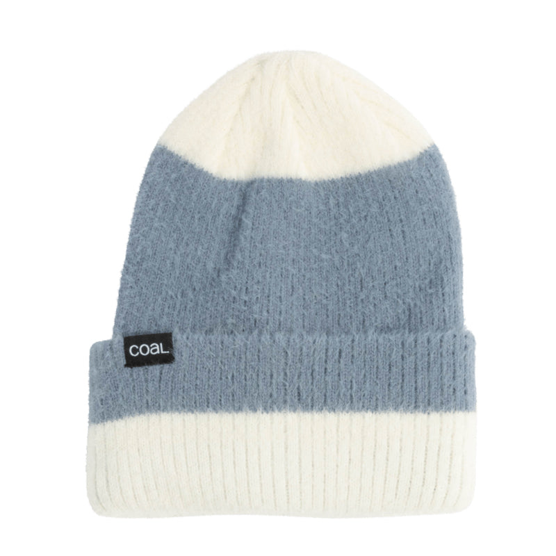Coal Pearl Beanie - Shale Blue / Off White