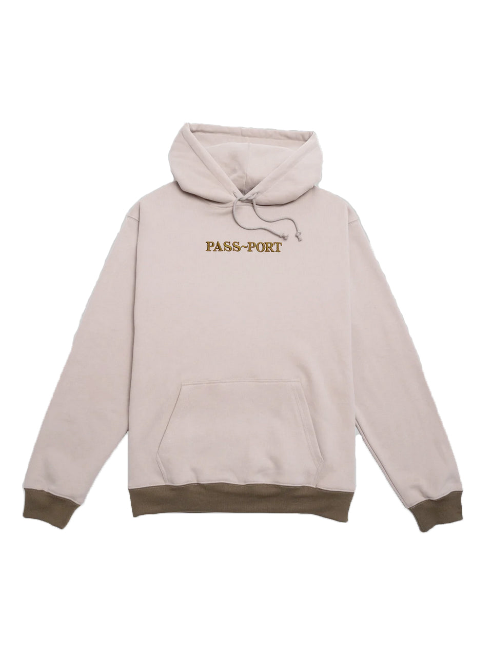 Pass-Port Contrast Organic Hood - Khaki