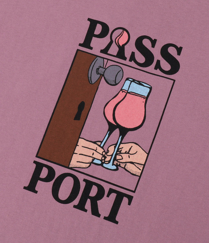 Pass-Port What U Think You Saw Tee - Washed Berry