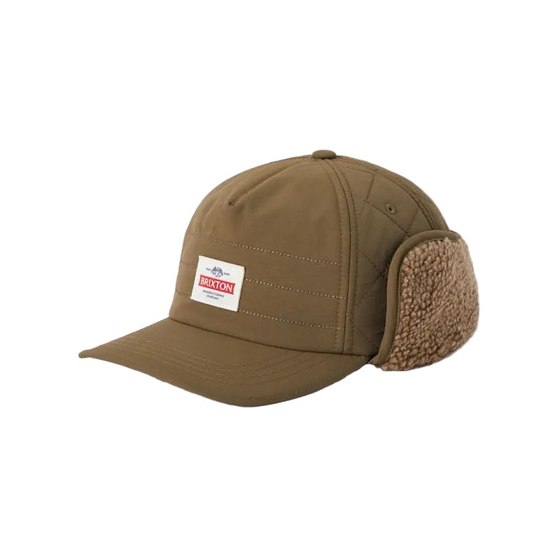 Brixton Trademark Earflap Cap - Dark Olive
