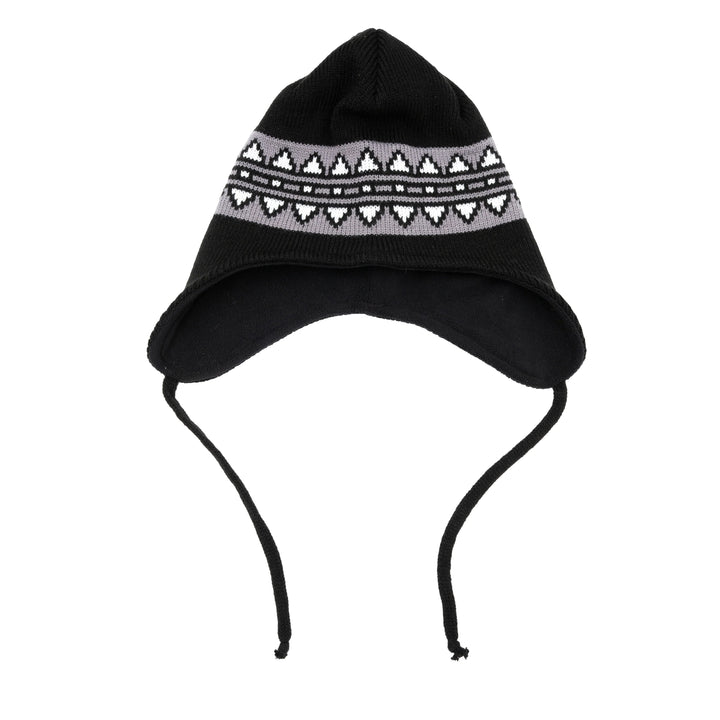 2027 Public Nordic Earflap Beanie - Black