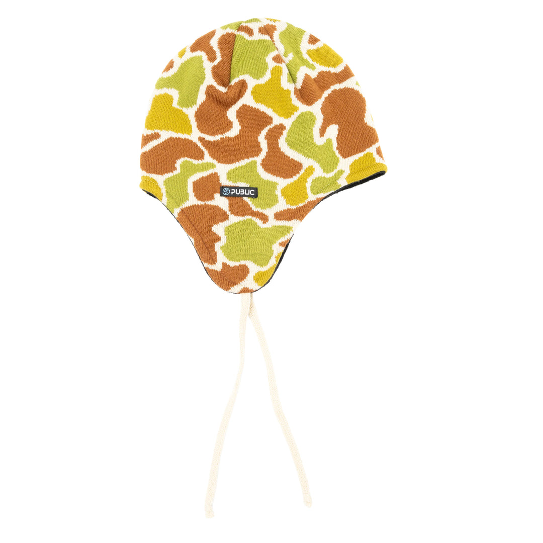 2027 Public Nordic Earflap Beanie - Duck Camo