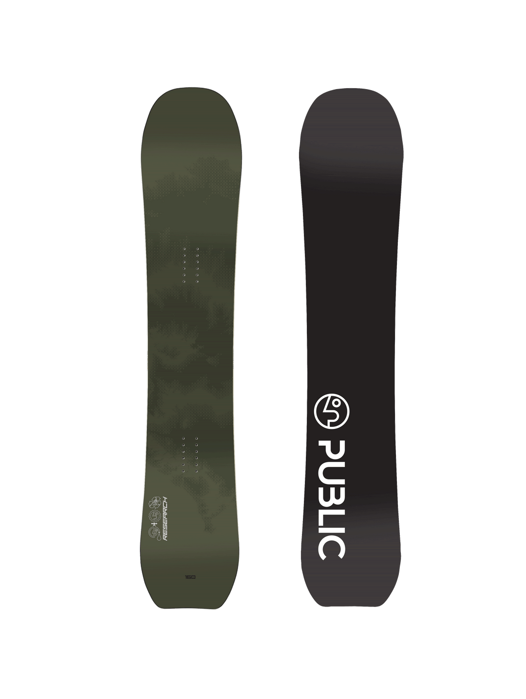 2025 Public Men's Research Snowboard - 160cm