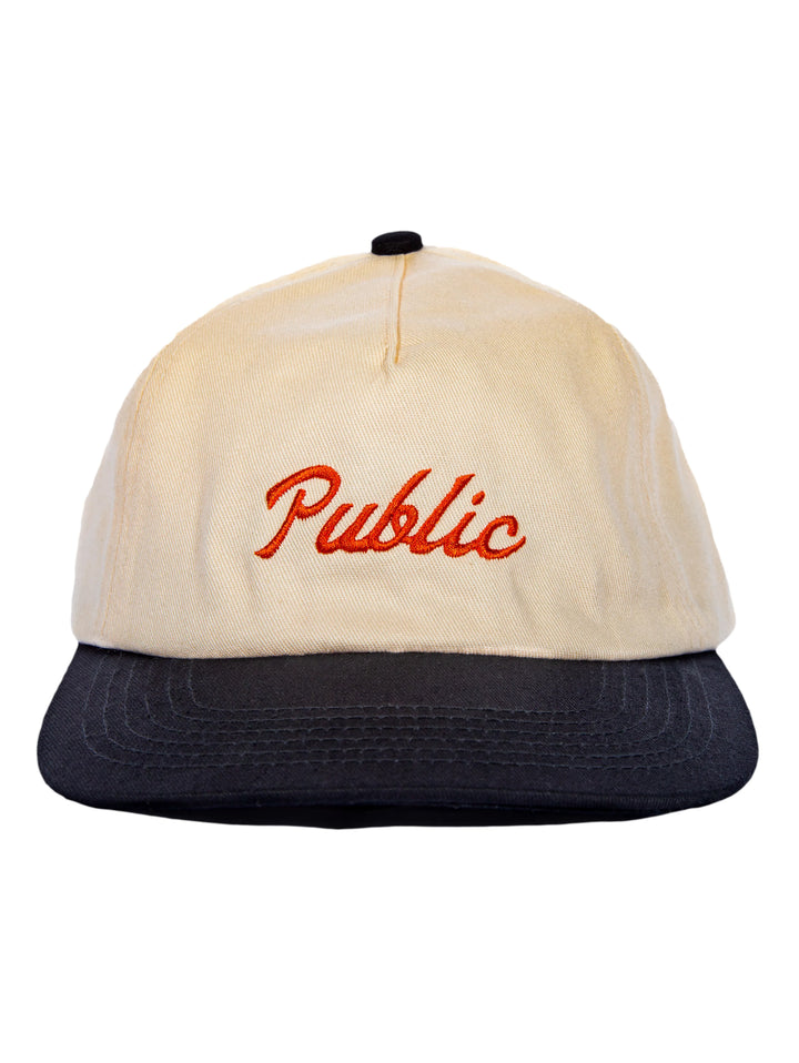 Public Event Hat - Cream / Black