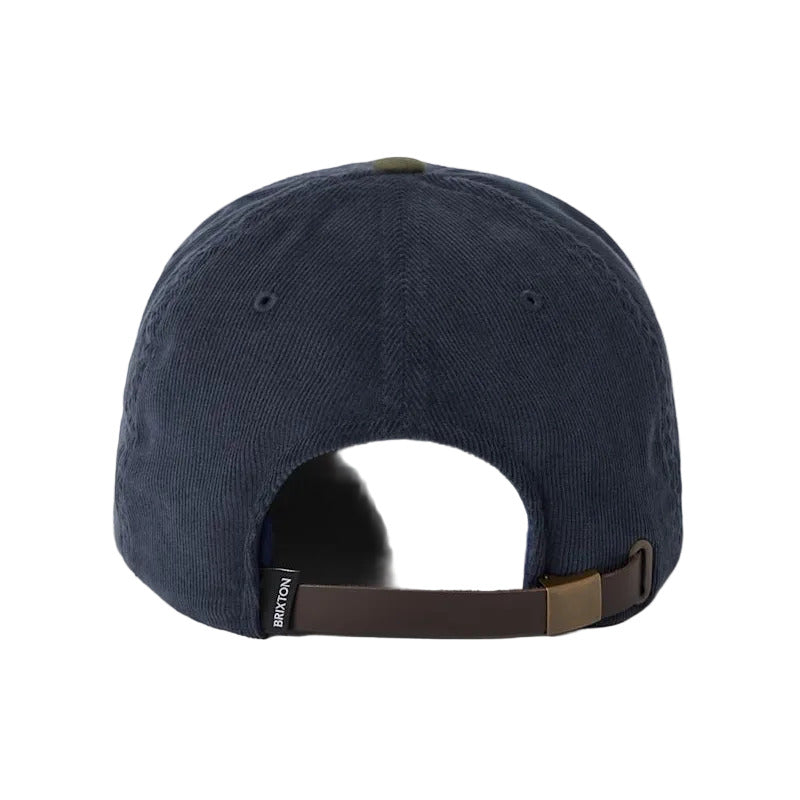 Brixton Big B Adjustable Hat - Washed Navy / Dark Olive