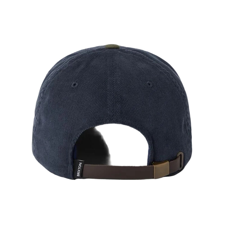 Brixton Big B Adjustable Hat - Washed Navy / Dark Olive