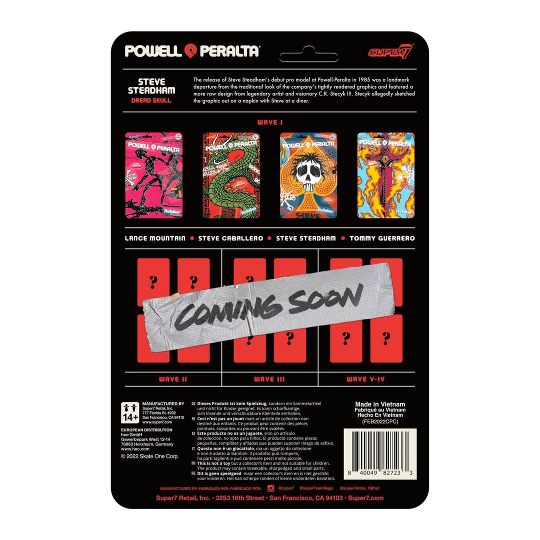 Powell-Peralta ReAction Figures Wave 1 - Steve Steadham