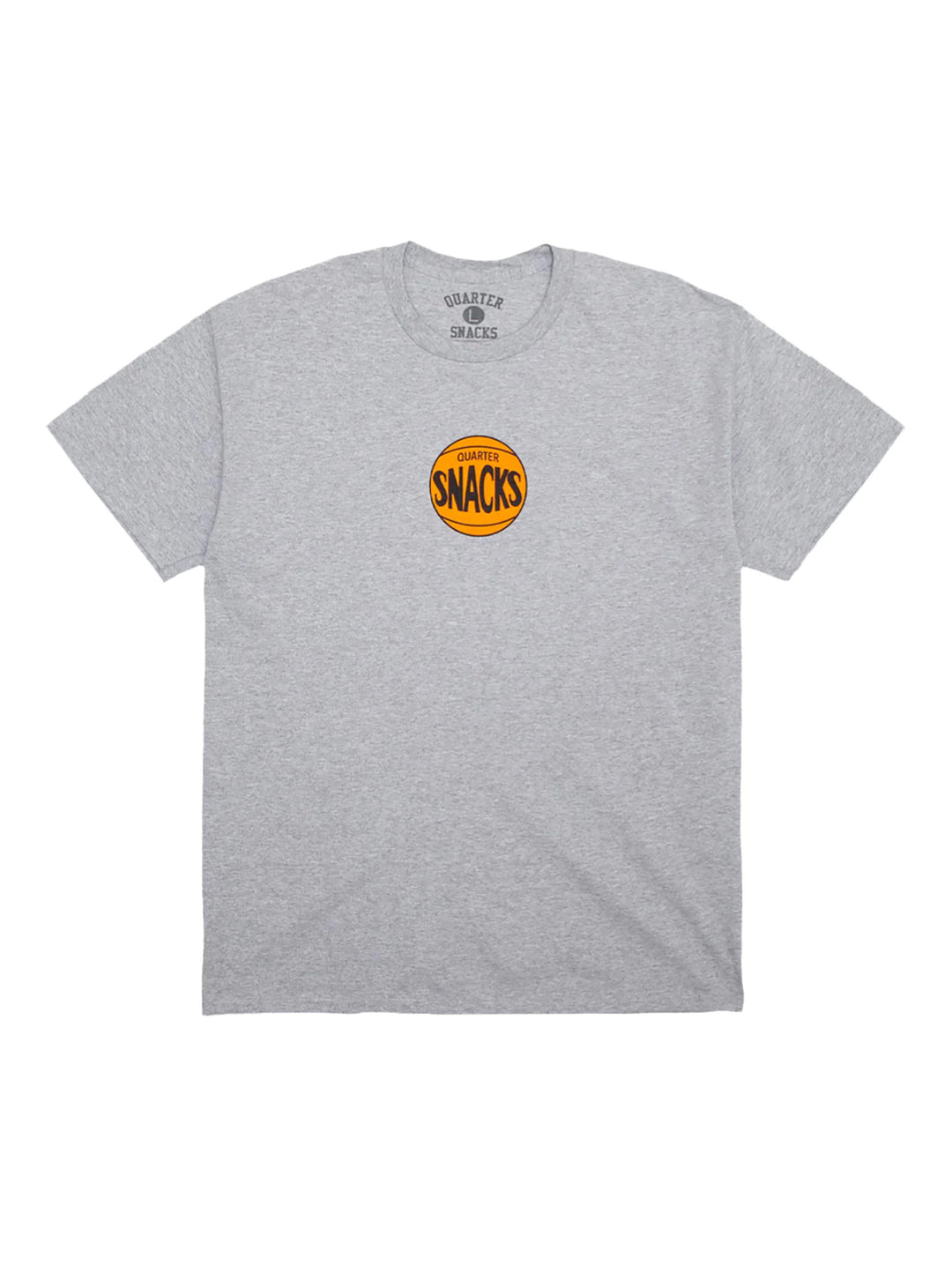 Quartersnacks 70's Logo Tee - Heather Grey