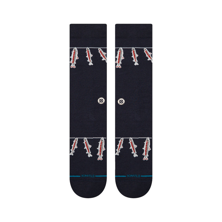 Stance Gone Fishin Crew - Navy