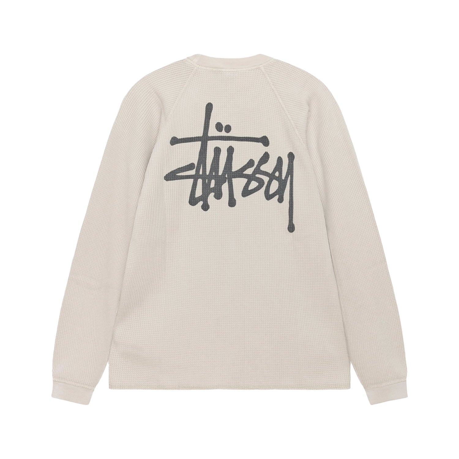 Stussy Raglan Thermal Basic Stock - Bone – Civil
