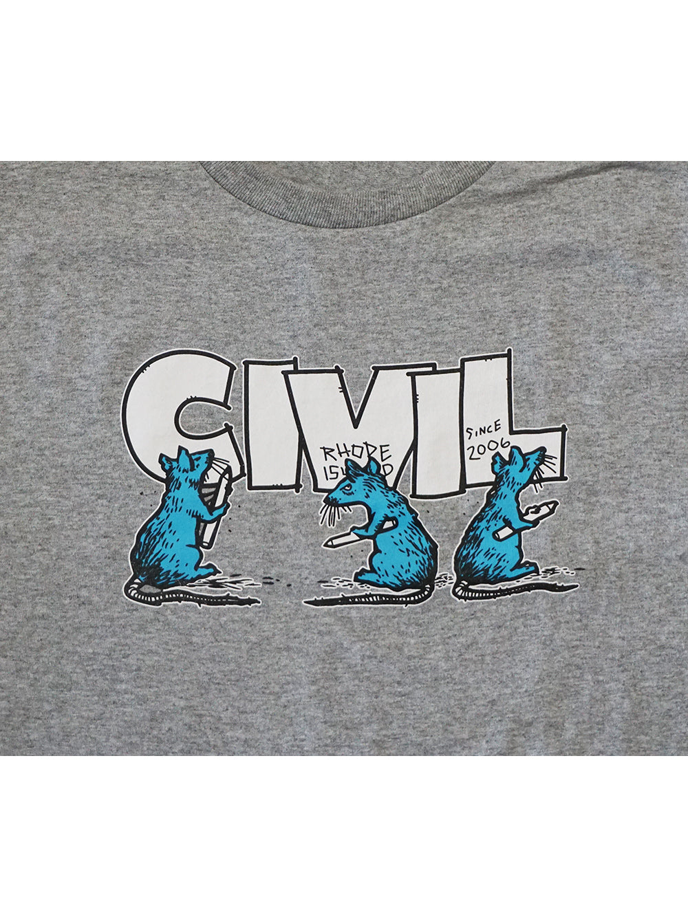 Civil Rats Band Civil Skate Shop Day Rat Tee