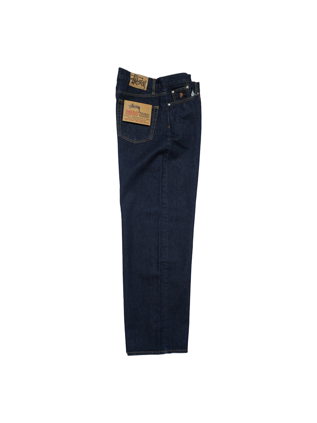 Stussy Relaxed Jeans Denim - Rinsed Indigo – Civil
