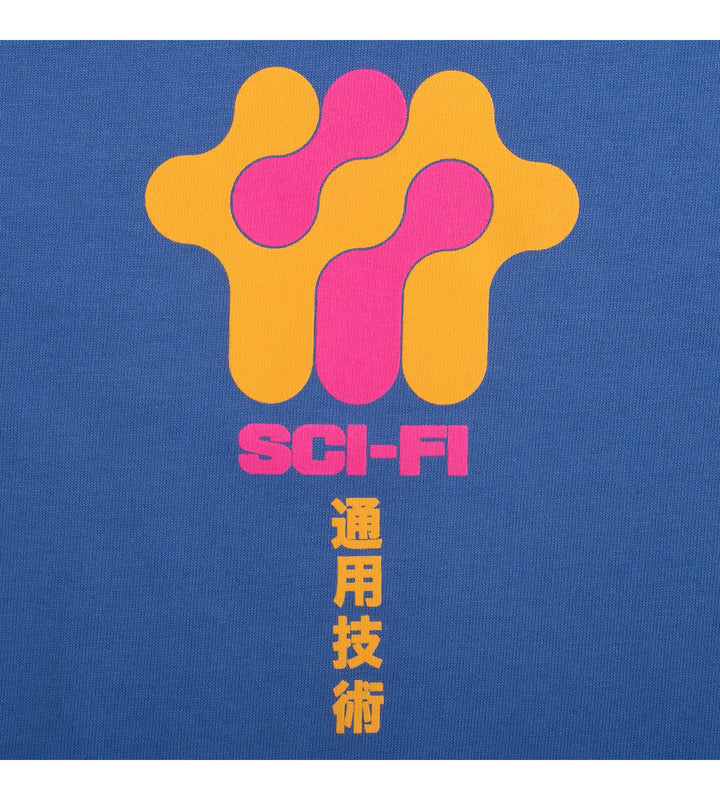 Sci-Fi Business Model Tee - Flo Blue