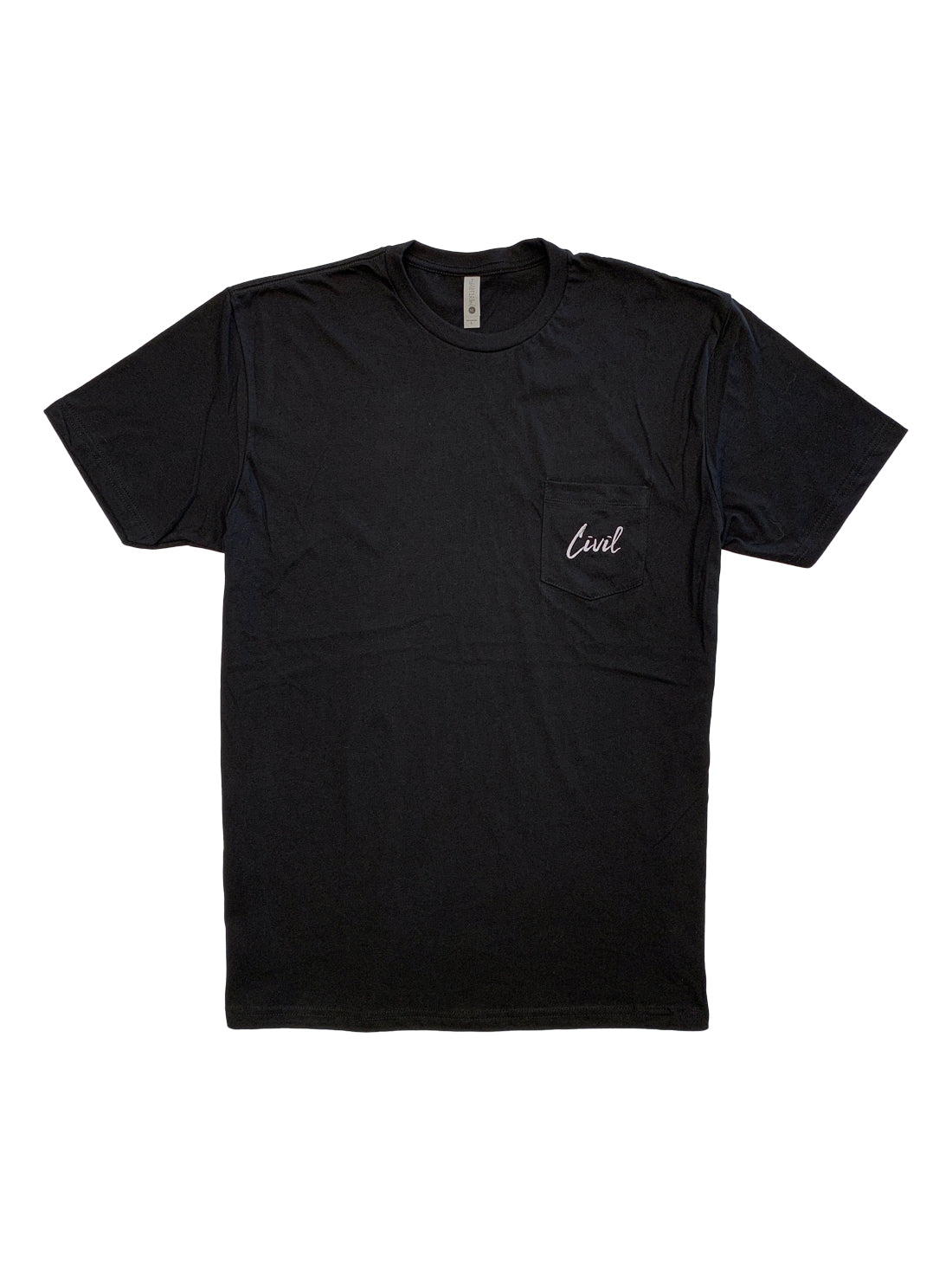 Civil Script Pocket Tee