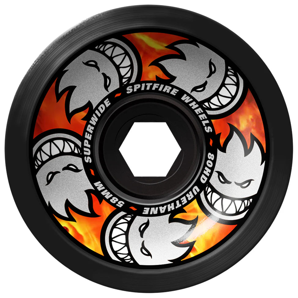 Spitfire 80HD Superwides Multiball Black - 58mm