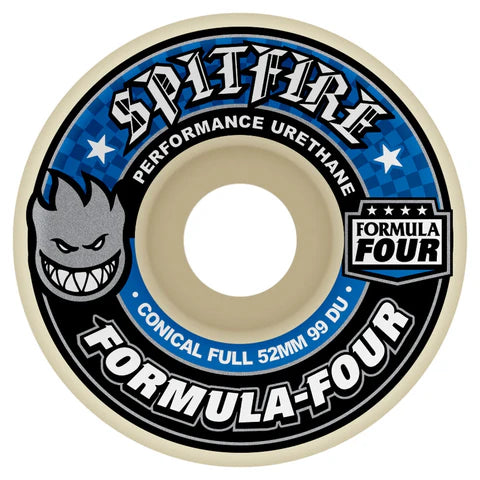 Spitfire F499 Conical Full Wheels - Natural / Blue