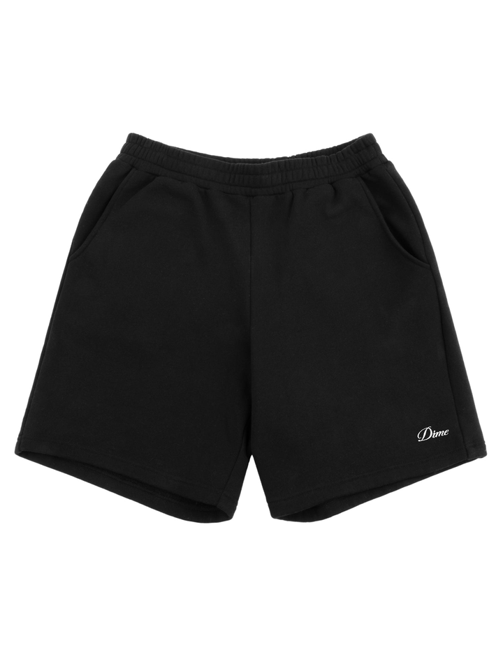 Dime Cursive Small Logo Sweatshorts - Black