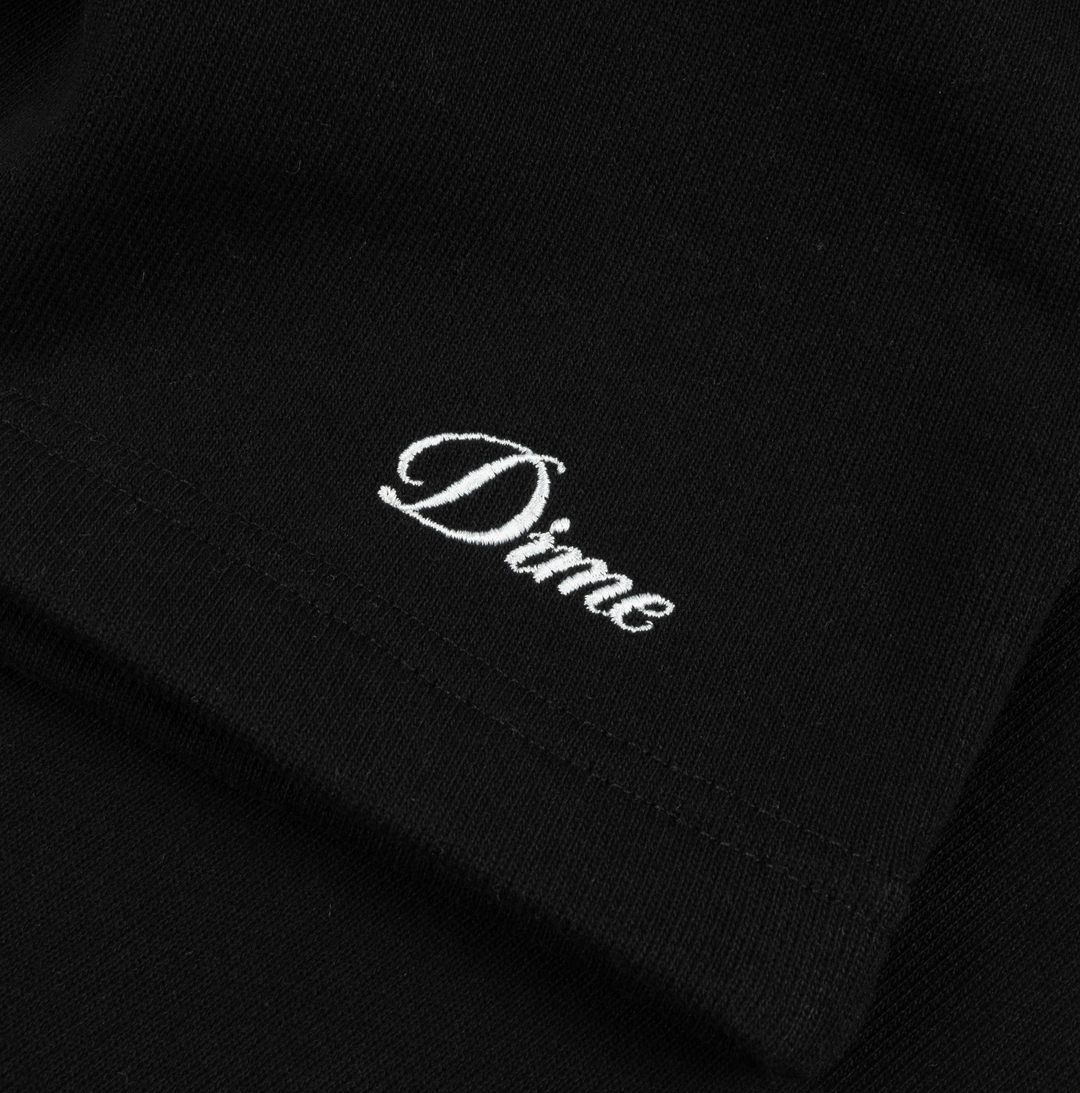Dime Cursive Small Logo Sweatshorts - Black