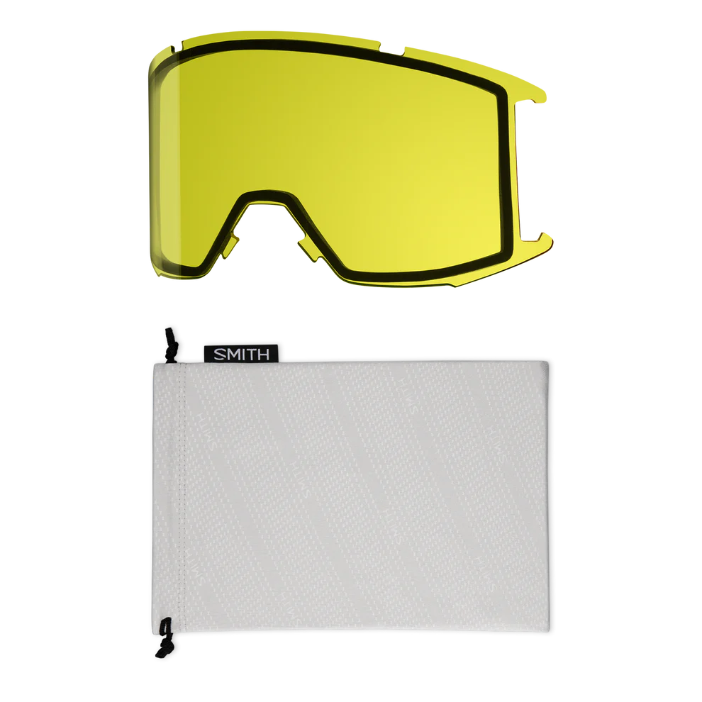 2026 Smith Squad Goggles - Black / Everyday Blue Mirror / Yellow Lens