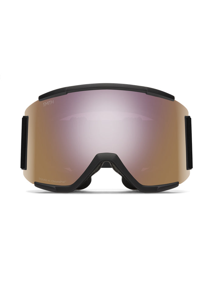 2026 Smith Squad XL Goggles - Black / Rose Gold Mirror