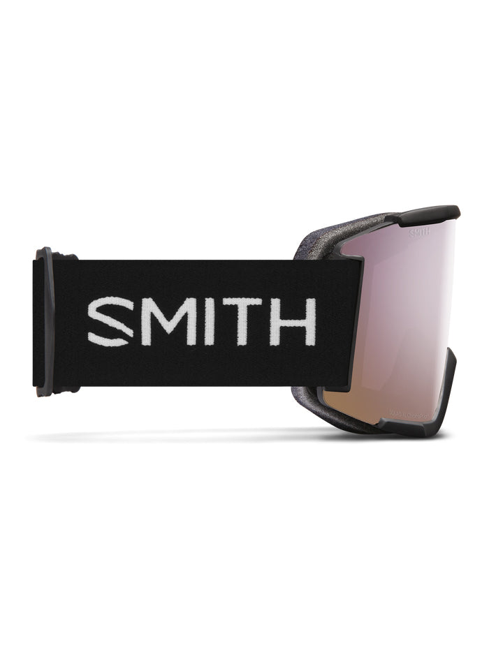 2026 Smith Squad XL Goggles - Black / Rose Gold Mirror