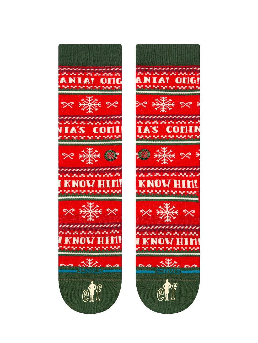 Stance I Know Him Crew - Red