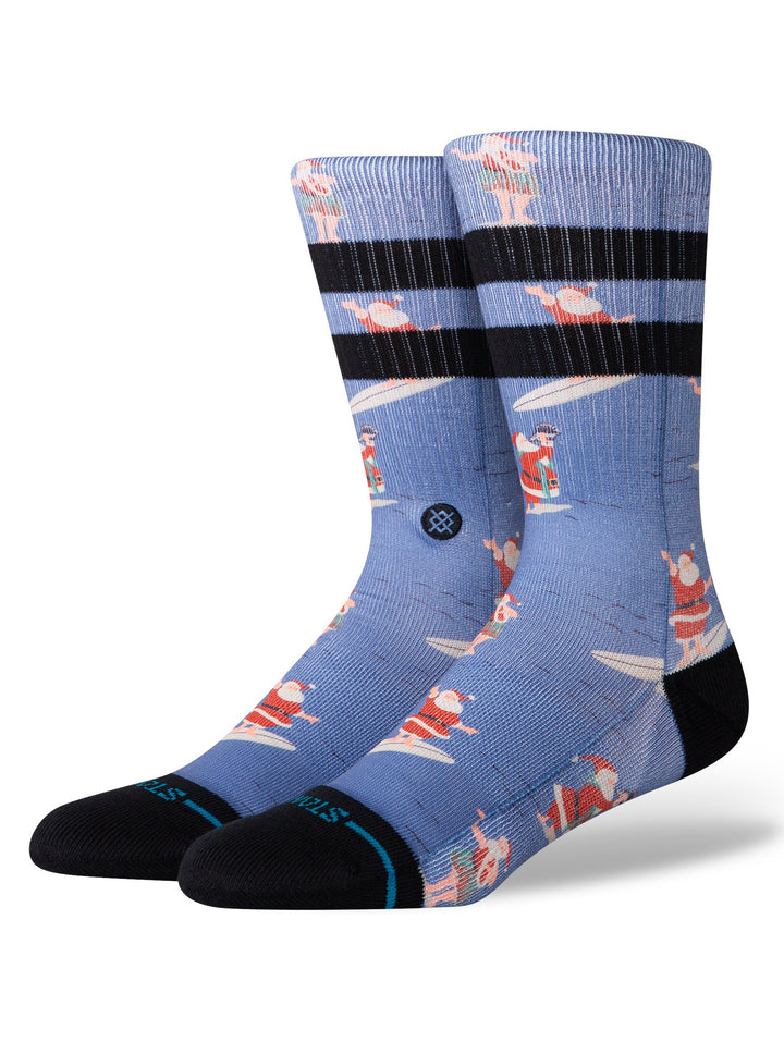Stance Surfing Santa Crew - Blue