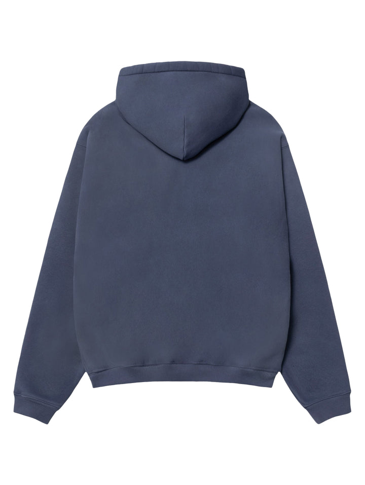 Stussy Stu Applique Hood - Blue