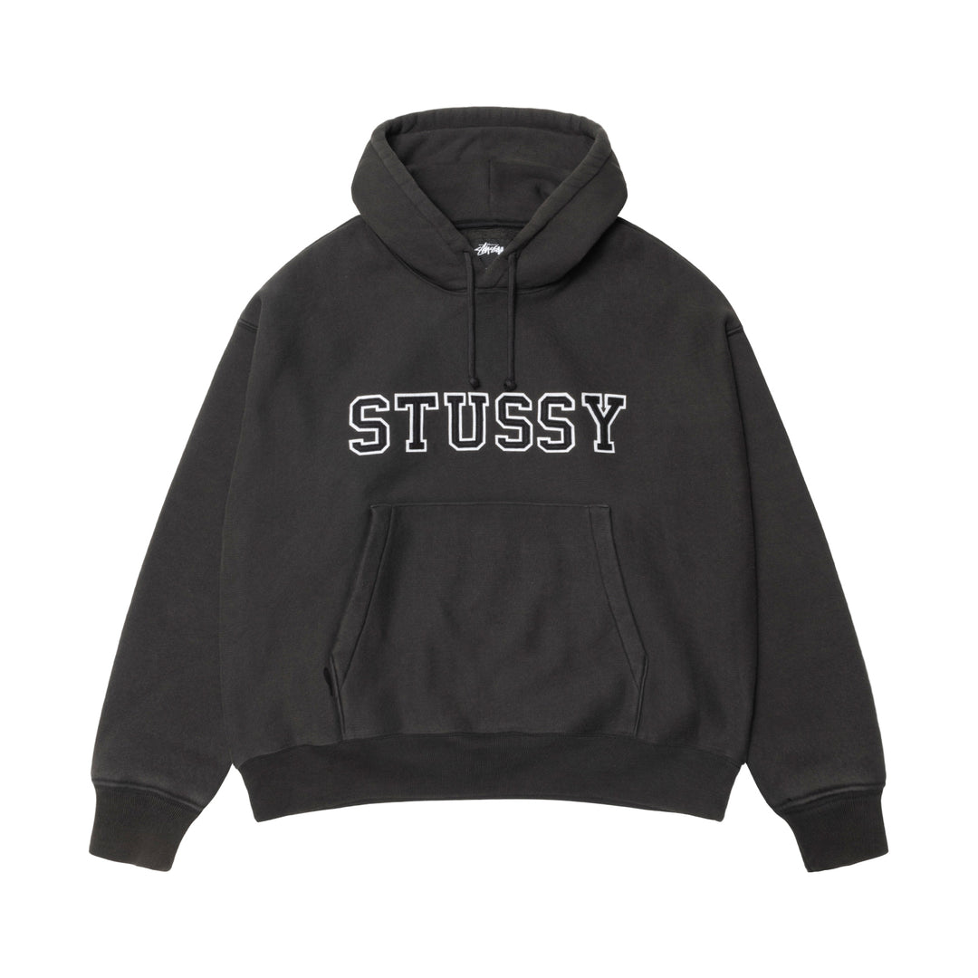 Stussy Applique Hood - Black