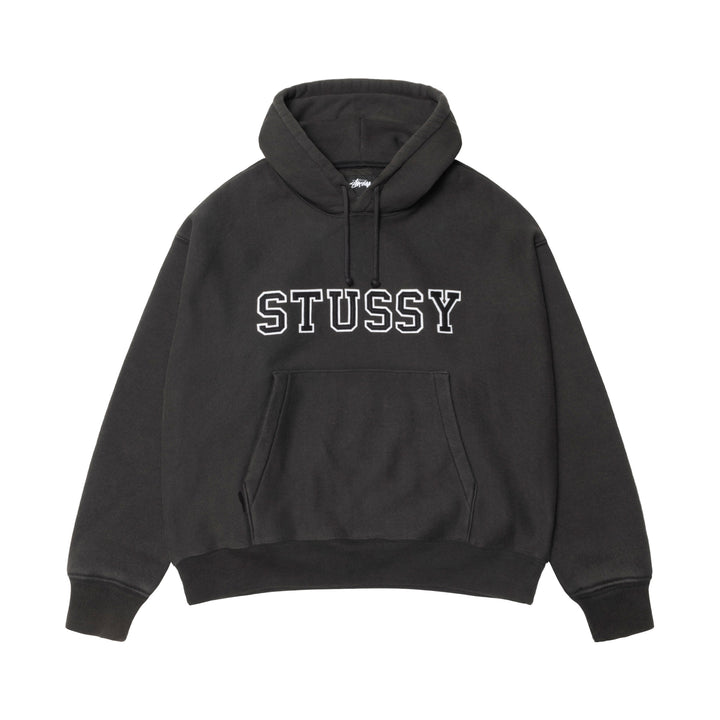 Stussy Applique Hood - Black